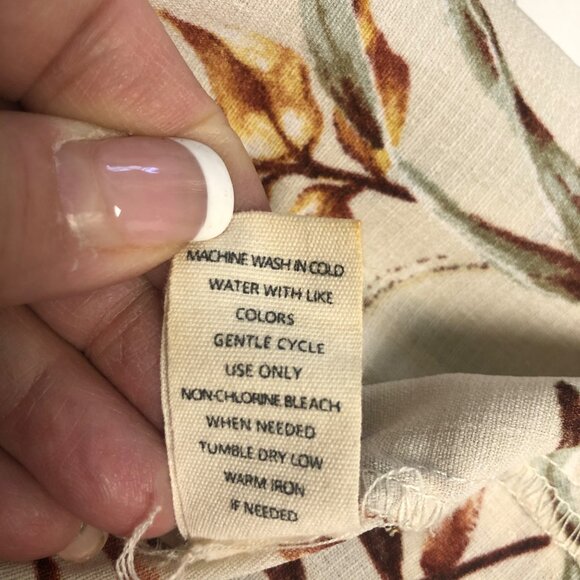 Gimmicks Floral Open Front Kimono Womens Size Small Crochet Back Cream Cardigan - Picture 7 of 8